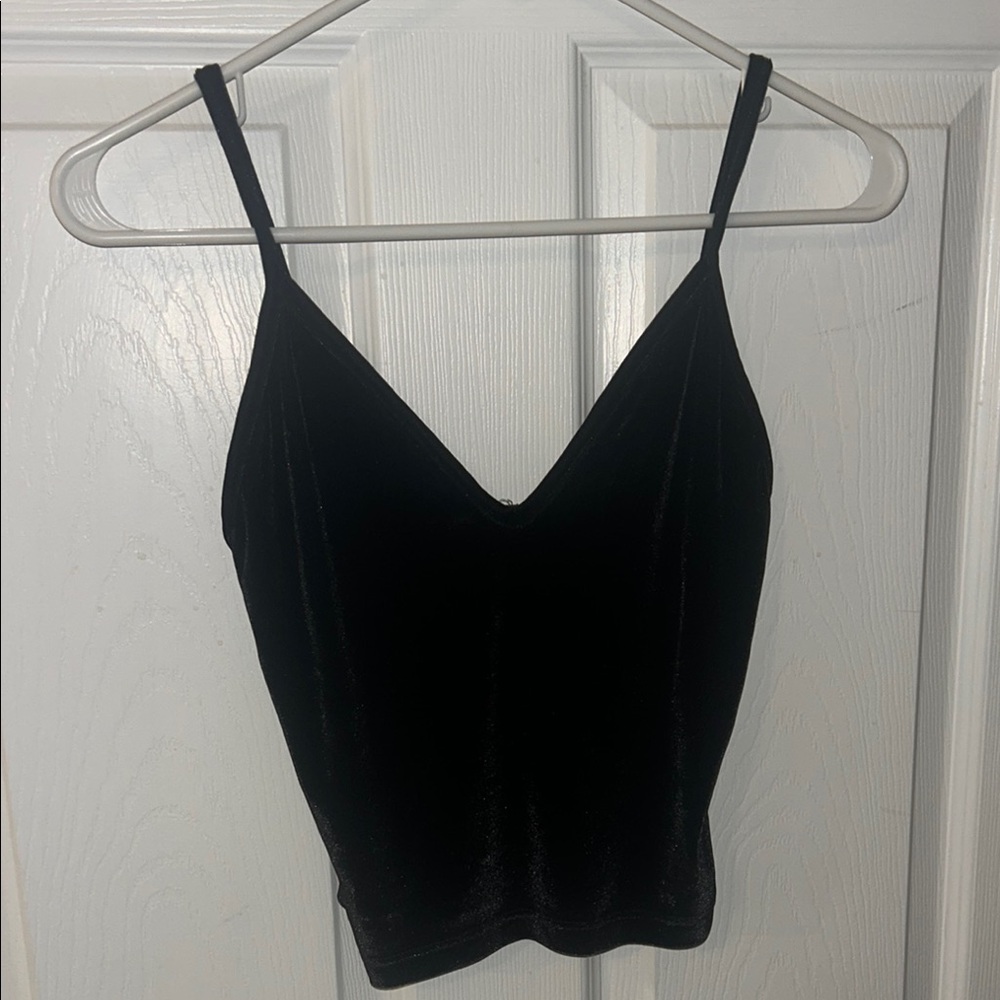 PacSun Black Sleeveless Crop Camisole
